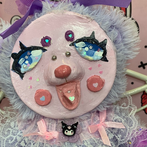 OOAK clay faced bear - Picture 3 of 3